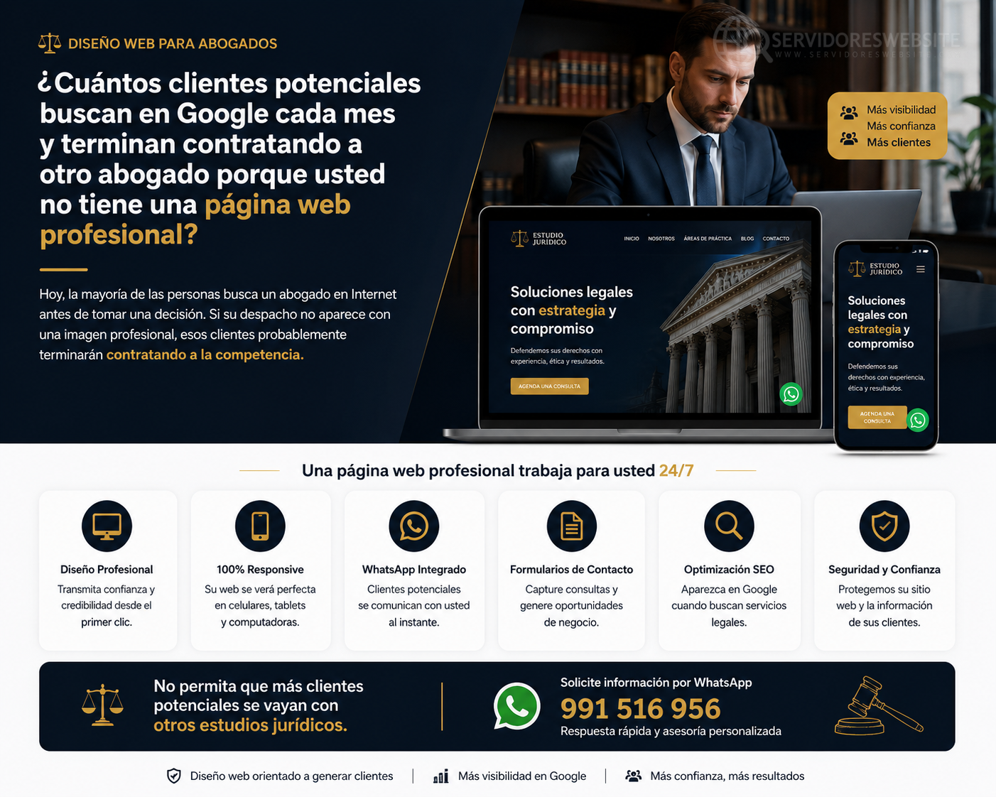 Diseño web de Abogados